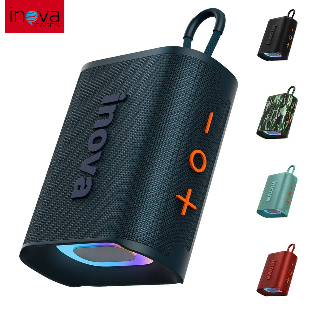 Inova Caixa De Som Bluetooth Caixinha Som Portátil Potente Tws Com — Áudio e Fones