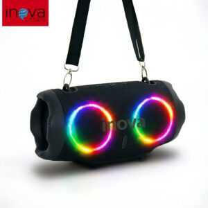 Inova Caixa de Som Bluetooth Portátil Boombox Grave Forte Bivolt 10W