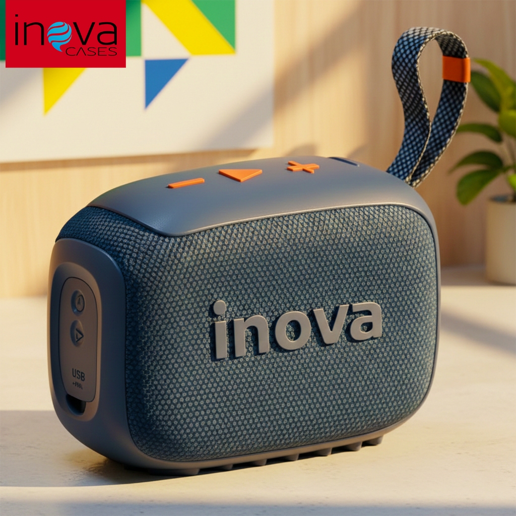 Inova Caixinha Caixa De Som Bluetooth Portátil Speaker MP3 FM — Áudio e Fones