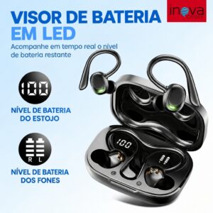 Inova fone de ouvido bluetooth sem fio Esportivo Bluetooth Com Toque