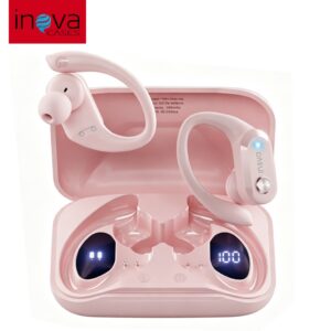 Inova Fone de ouvido Sem Fio Bluetooth Esportivo Design Pendurado Na