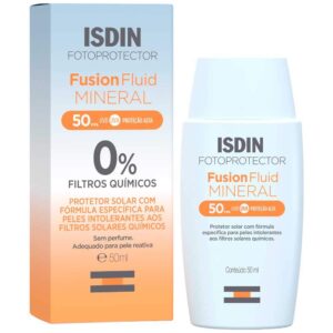 Isdin Fotoprotector Protetor Solar Fusion Fluid Mineral 0% Filtros