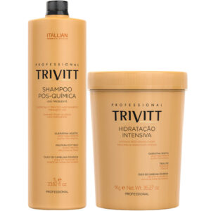 Itallian Trivitt Kit Shampoo 1 Litro Máscara 1kg — Cabelos