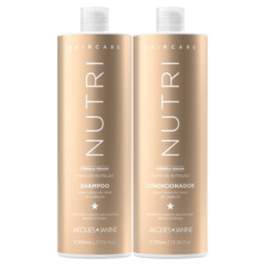 Jacques Janine Hair Care Nutri Shampoo Sem Sal 800ml e Condicionador — Cabelos
