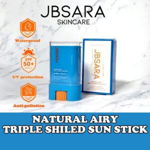 Jbsara Natural Airy Triple Shield Sun stick Protetor Solar 20g spf50+