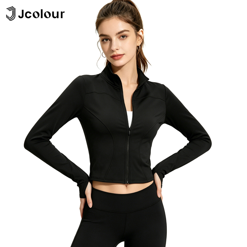 Jcolour Proteção UV Slim Academia Yoga Jaqueta De Ciclismo Ao Ar — Esporte e Lazer
