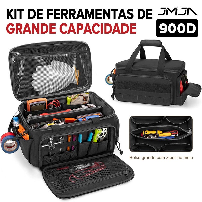 Jmjn Bolsa Porta-Ferramentas Profissional Impermeável Grande — Organização