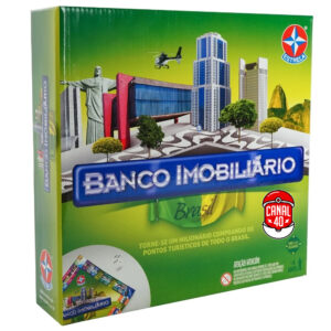 Jogo Banco Imobiliário Brasil Estrela Brinquedo Mesa Tabuleiro