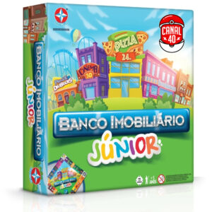 Jogo Banco Imobiliário Júnior Estrela Brinquedo Mesa Tabuleiro