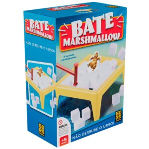 Jogo Bate Marshmallow Grow Urso Cubos Martelo Caiu Pisos Balanço