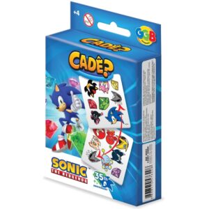 Jogo Cadê? Sonic 54 Cartas Ggb Diversão Brinquedos DE Meninos