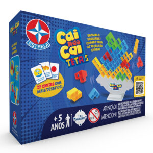 Jogo Cai Não Cai Tetris Estrela Brinquedo Criança Mesa Diversão 22
