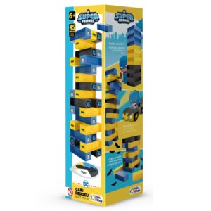 Jogo Caiu Perdeu Batman DC Super Friend 45 Peças Pais E Filhos Torre