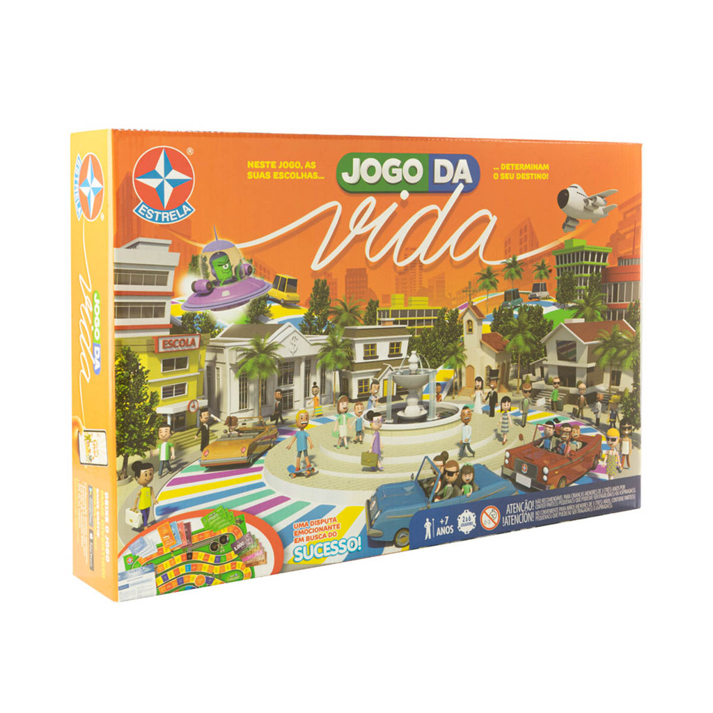 Jogo da Vida Brinquedos Estrela