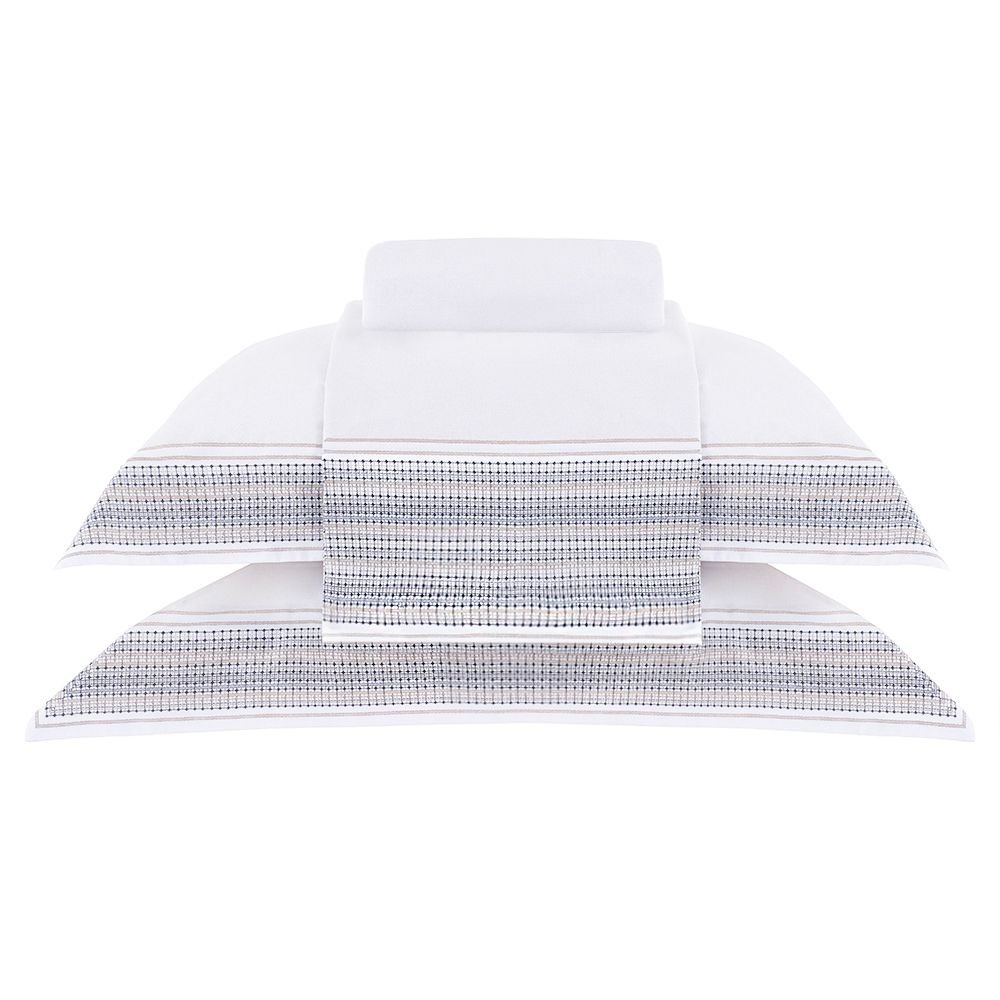Jogo de Cama King Gran Percal 200 Fios Buddemeyer Bourbon 100% — Cama, Mesa e Banho