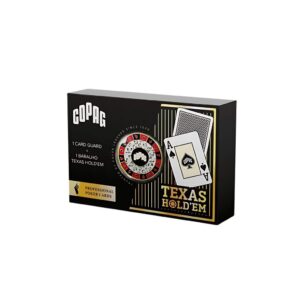 Jogo de Cartas Pro Texas Hold’Em Com Card Guard Copag Brinquedo