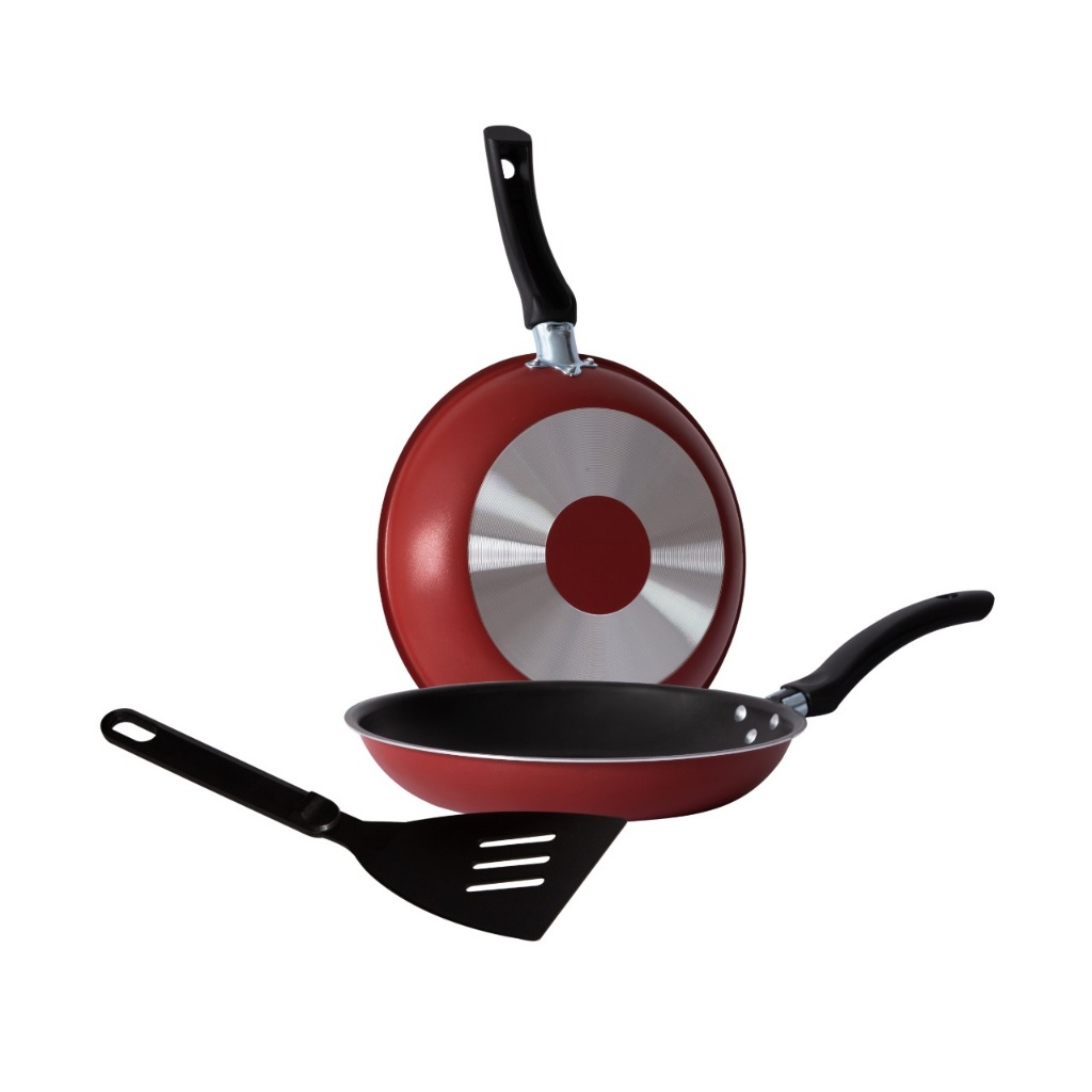Jogo de Frigideira Antiaderente 16 e 18 Espatula — Cozinha e Utensílios
