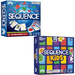 Jogo DE Mesa Sequence Copag Brinquedo Diversão Família Clássico Kids