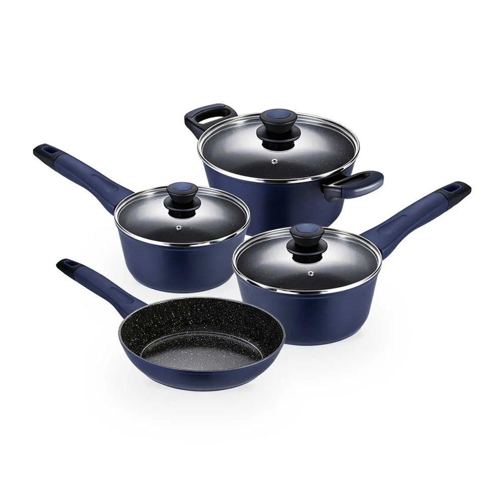 Jogo De Panela Oxford Everyday 4 Peças Azul — Cozinha e Utensílios