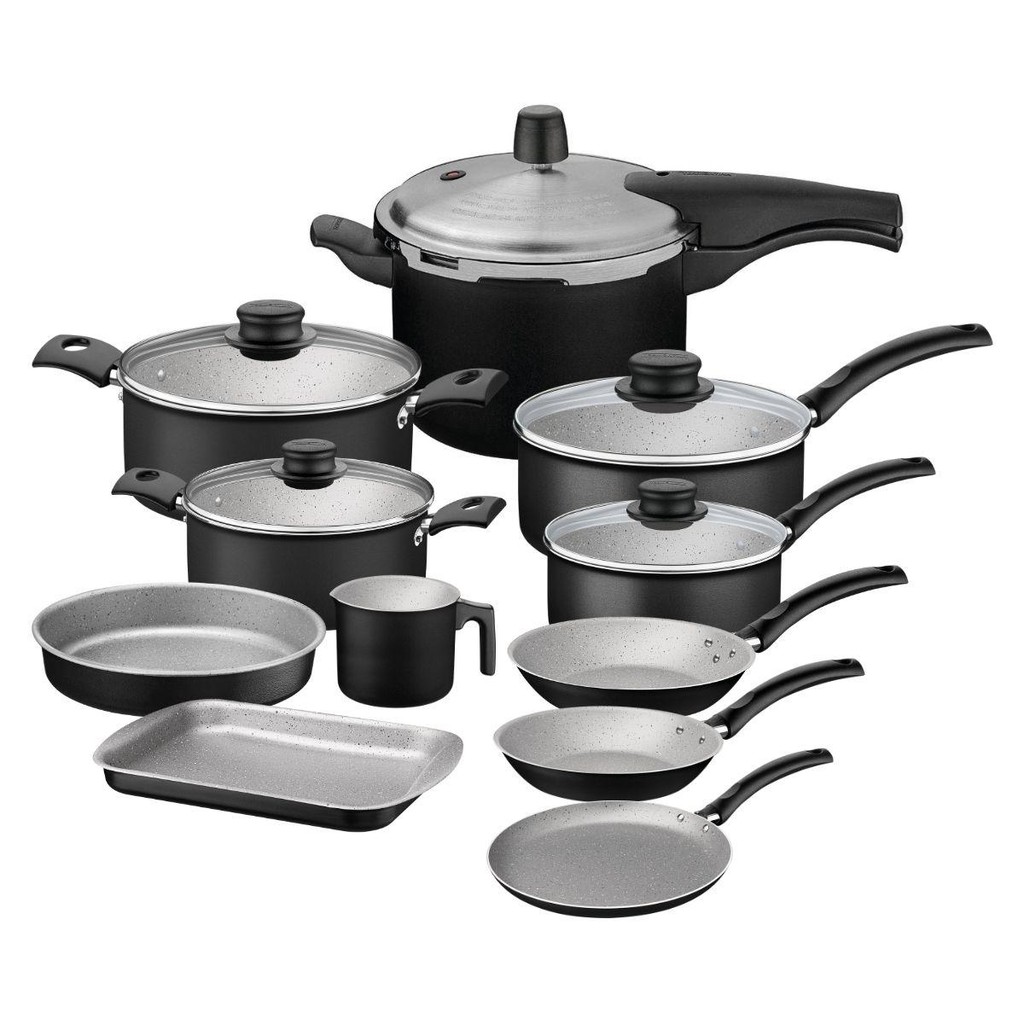 Jogo de Panelas 11 Peças com Panela Pressão Tramontina — Cozinha e Utensílios