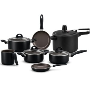 Jogo de Panelas 7 Peças Com Panela de Pressão 7,5 Litros Brinox