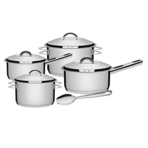 Jogo de Panelas Aço Inox Solar 4 Peças e Colher Tramontina