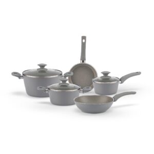 Jogo de Panelas Antiaderentes 5 Peças Indução Ceramic Life Optima