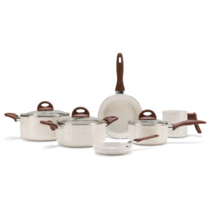 Jogo de Panelas Brinox Antiaderente Ceramic Life 6 Peças Smart Plus