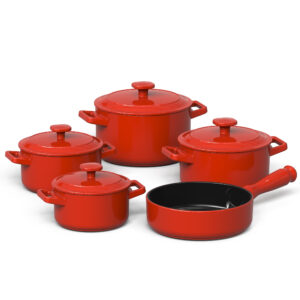 Jogo de Panelas Cerâmica Pura Ceraflame Aura+ 5 Peças Atóxica — Cozinha e Utensílios