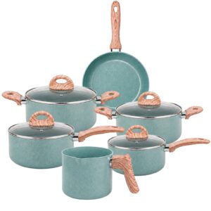 Jogo de Panelas Indução 6pçs Brinox Botanica Fundo Triplo