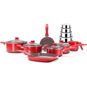 Jogo de Panelas Life Smart Revestimento Cerâmica 7 Peças Brinox E