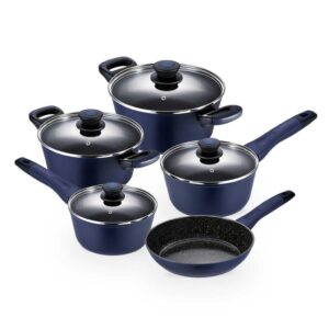 Jogo de Panelas para Indução 5 peças Everyday Azul