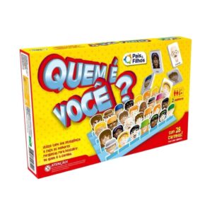 Jogo de Perguntas Quem é Você? Pais e Filhos Brinquedo Infantil