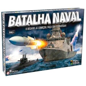 Jogo DE Tabuleiro Batalha Naval Pais E Filhos Brinquedo DE Mesa