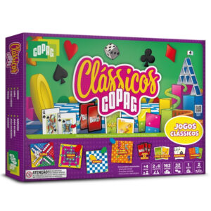 Jogo DE Tabuleiro Clássicos Copag Dama Ludo Trilha Sobe Desce Baralho