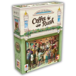 Jogo DE Tabuleiro Coffee Rush Asmodee Boardgame Estratégia Coleção