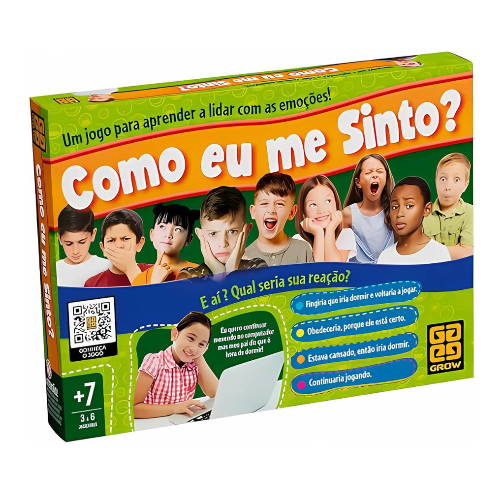 Jogo De Tabuleiro Como Eu Me Sinto? 4693 Grow