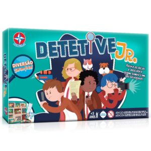 Jogo DE Tabuleiro Detetive JR Estrela Brinquedo Júnior Mesa Família