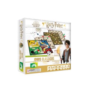 Jogo DE Tabuleiro Harry Potter Kit Jogos Clássicos Copag Dama Ludo