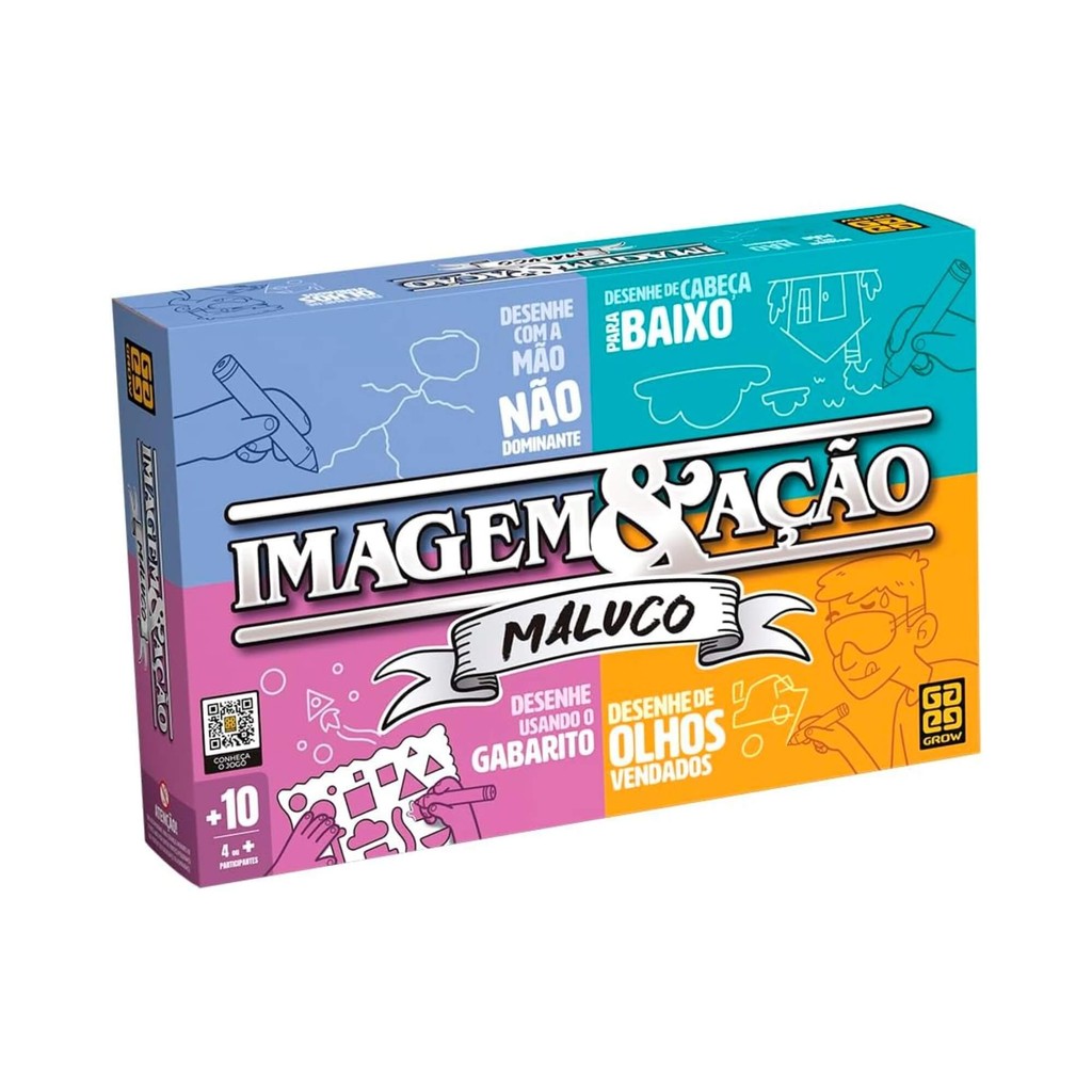 Jogo de Tabuleiro Imagem Ação Maluco Grow 04694 — Brinquedos