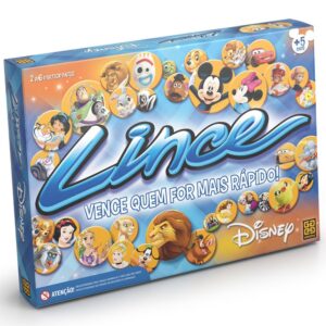 Jogo DE Tabuleiro Lince Disney Grow Brinquedo Mesa Imagem Letras