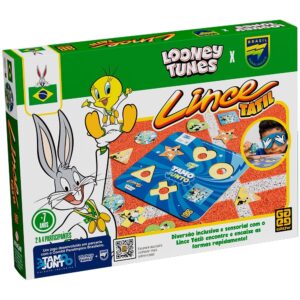 Jogo DE Tabuleiro Lince Tátil Cpb Looney Tunes Grow Brinquedo