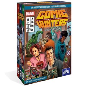 Jogo DE Tabuleiro Marvel Comic Hunters Copag Quadrinho Colecionável