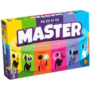 Jogo DE Tabuleiro Master Grow Perguntas Respostas Brinquedo Família