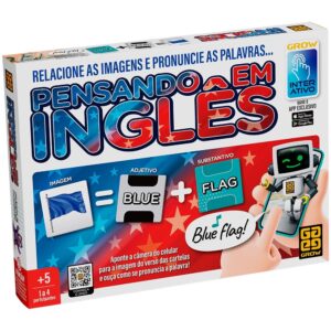 Jogo DE Tabuleiro Pensando EM Inglês Grow Imagens Palavras Pronuncia
