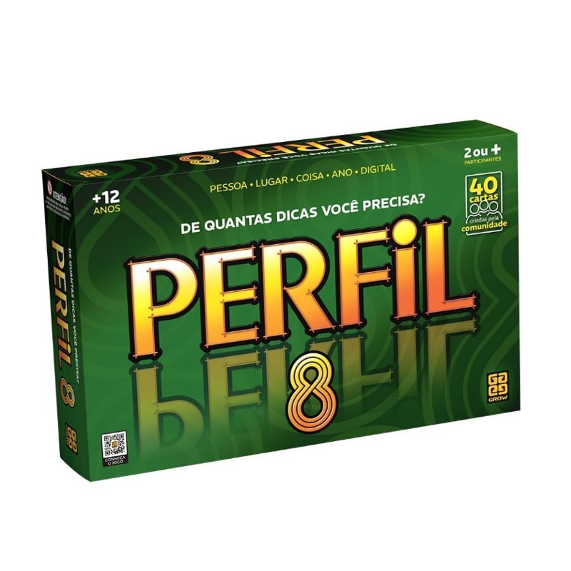 Jogo De Tabuleiro Perfil 8 Grow