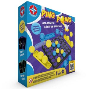 Jogo DE Tabuleiro Ping Poing Estrela Brinquedo Mesa Carta Criança