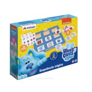 Jogo de Tabuleiro Sequencia Logica Blue’s Clues com 39 Peças Xalingo