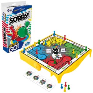 Jogo de Tabuleiro Sorry! Clássico Grab Go! Hasbro