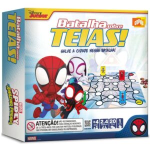 Jogo DE Tabuleiro Spidey Batalha Sobre Teias Copag Disney Brinquedos